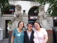 Sue Debbie Janet in China Town